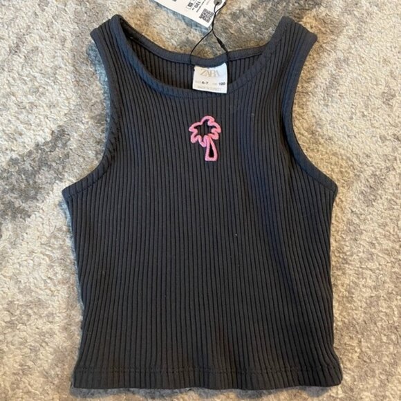 girls cropped tank top NEW with tags size 6-7